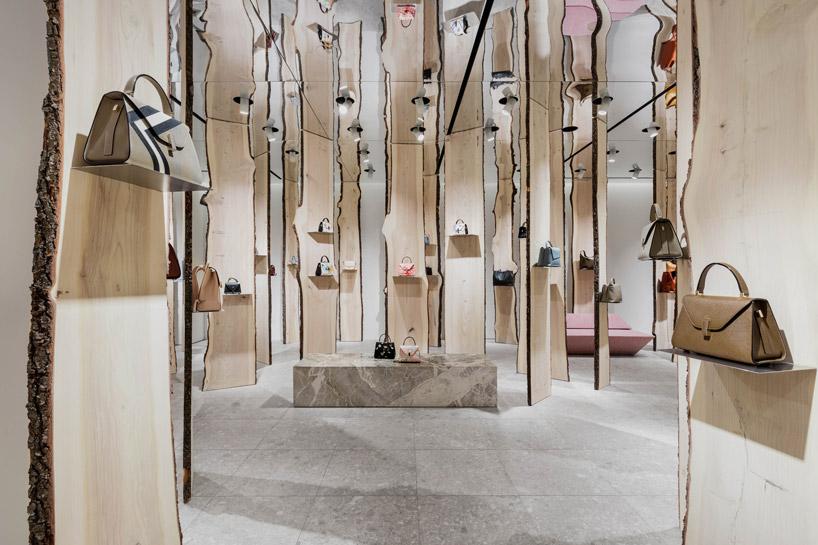 valextra米兰店，打造一片魔法森林