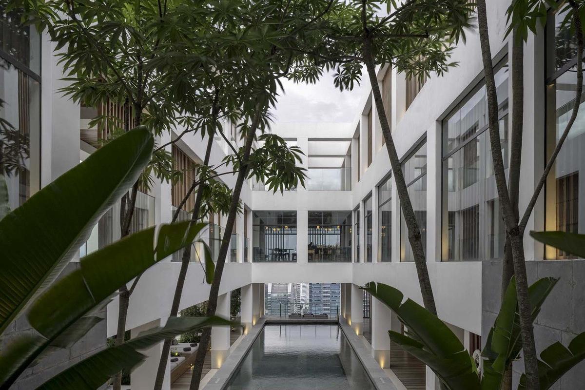 吉隆坡阿丽拉孟沙酒店，自然与建筑融合的景观概念打造“城市绿洲”