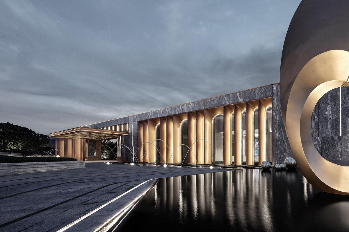 厦门前海湾展示中心，韵律之美，光影之妙