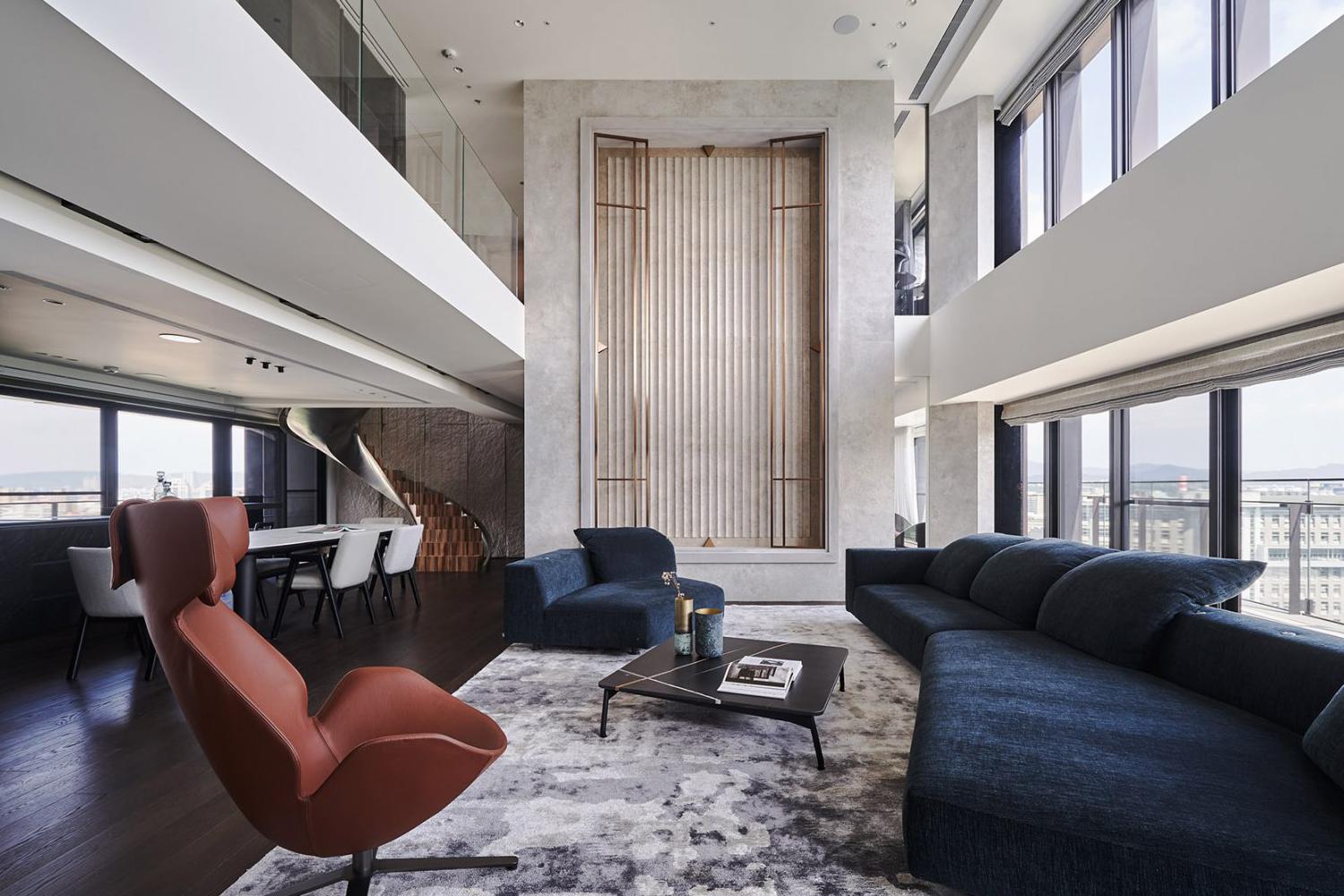 台北复式精品住宅，自然写意的里应外合